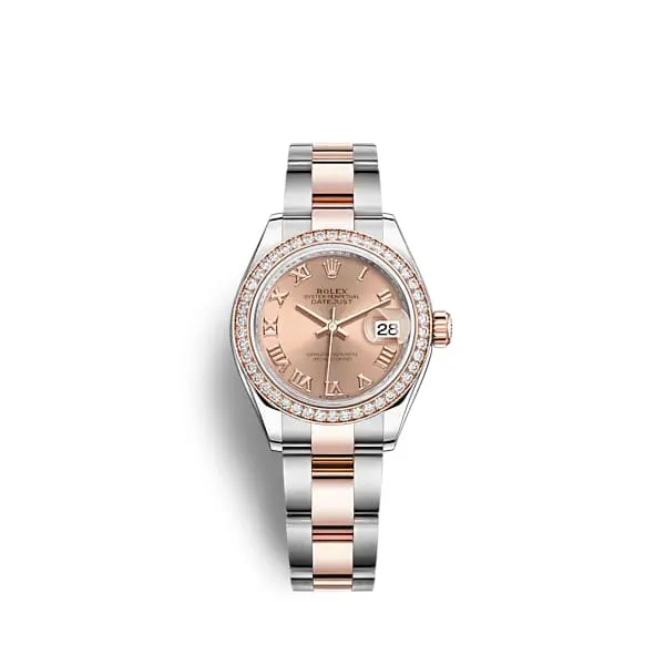 Bracelets Rolex LadyDatejust 28mm Ref 279381rbr0026 Rose Roman Dial Diamond Bezel Two Tone Stainless Steel 18K Rose Gold Oyster Bracelet Womens Watch Rolex Bracelets Rolex LadyDatejust 28mm Ref 279381rbr0026 Rose Roman Dial Diamond Bezel Two Tone Stainless Steel 18K Rose Gold Oyster Bracelet Womens Watch Rolex