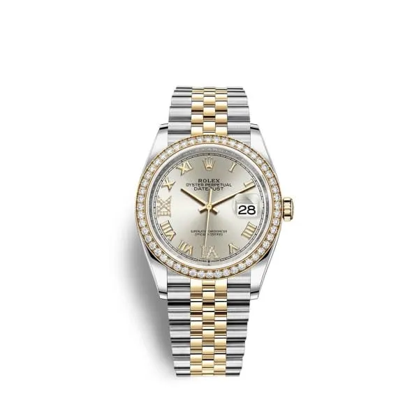 Bracelets Rolex Rolex Datejust 36mm Ref 126283rbr0017 Silver Roman Diamond Dial Diamond Bezel Two Tone Stainless Steel 18K Yellow Gold Jubilee Bracelet Watch Bracelets Rolex Rolex Datejust 36mm Ref 126283rbr0017 Silver Roman Diamond Dial Diamond Bezel Two Tone Stainless Steel 18K Yellow Gold Jubilee Bracelet Watch