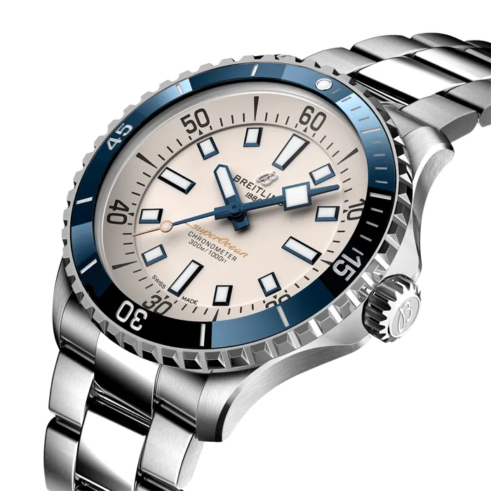 Breitling Rings Breitling Superocean Automatic 42 Silver Dial
