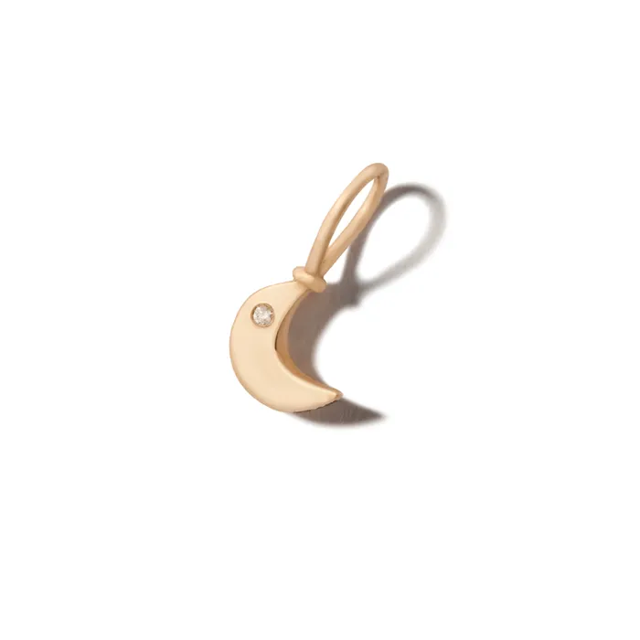 Charm Necklaces Marla Aaron 14K Gold Itty Bitty Charm Marla Aaron