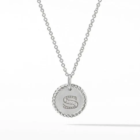 David Yurman David Yurman Initial S Pendant Necklaces
