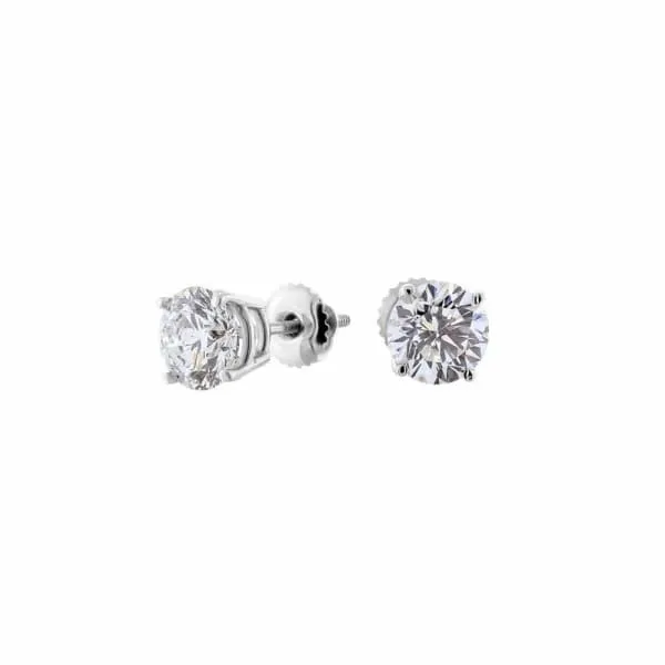 Diamond Source NYC Earrings 14kt White Gold Diamond Stud Earrings 055ct Total Weight Round Brilliant Diamonds ST17325 Diamond Source NYC Earrings 14kt White Gold Diamond Stud Earrings 055ct Total Weight Round Brilliant Diamonds ST17325