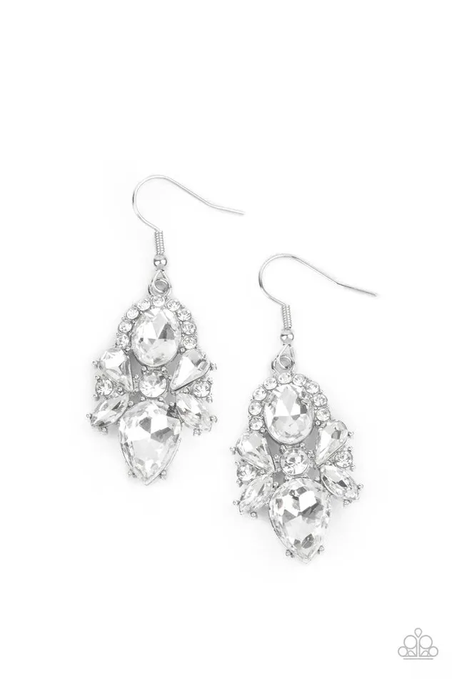 Earrings Paparazzi Earring Stunning Starlet White Paparazzi Jewelry Earrings Paparazzi Earring Stunning Starlet White Paparazzi Jewelry