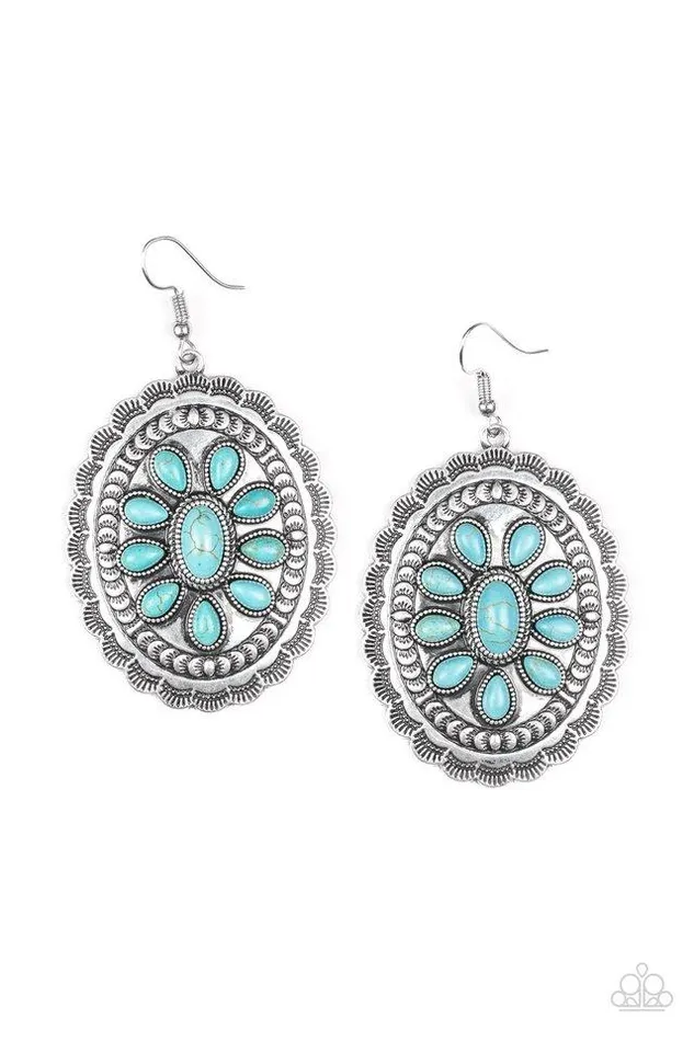 Earrings Paparazzi Jewelry Paparazzi Earring Absolutely Apothecary Blue
