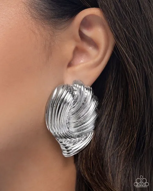 Earrings Paparazzi Jewelry Paparazzi Earring Carnivale Confidence Silver Earrings Paparazzi Jewelry Paparazzi Earring Carnivale Confidence Silver