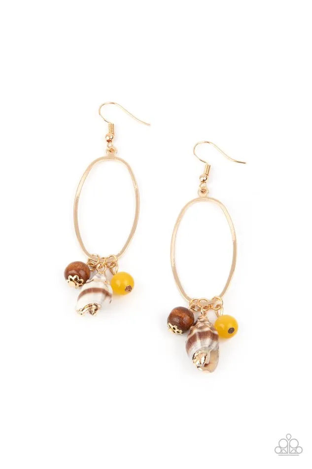 Earrings Paparazzi Jewelry Paparazzi Earring Golden Grotto Yellow Earrings Paparazzi Jewelry Paparazzi Earring Golden Grotto Yellow