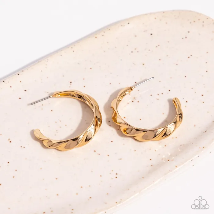 Earrings Paparazzi Jewelry Paparazzi Earring HOOP it Up Gold Earrings Paparazzi Jewelry Paparazzi Earring HOOP it Up Gold