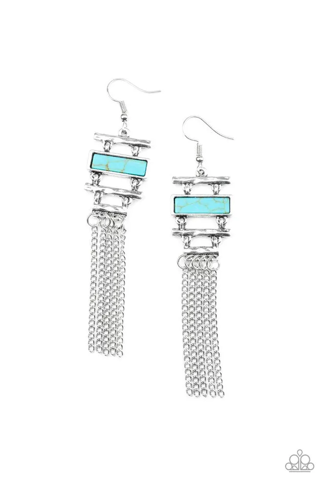Earrings Paparazzi Jewelry Paparazzi Earring Stone Dwellings Blue Earrings Paparazzi Jewelry Paparazzi Earring Stone Dwellings Blue