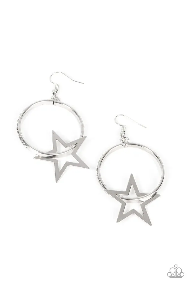 Earrings Paparazzi Jewelry Paparazzi Earring Superstar Showcase White Earrings Paparazzi Jewelry Paparazzi Earring Superstar Showcase White