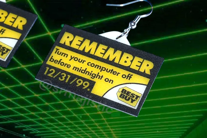 Earrings Sam Makes Things Best Buy Y2K Remember Sticker Handmade Earrings