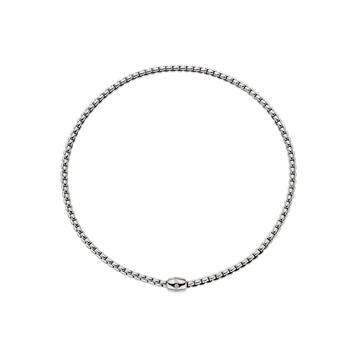FOPE Fope 18K White Gold Eka Collection Diamond Necklace Necklaces