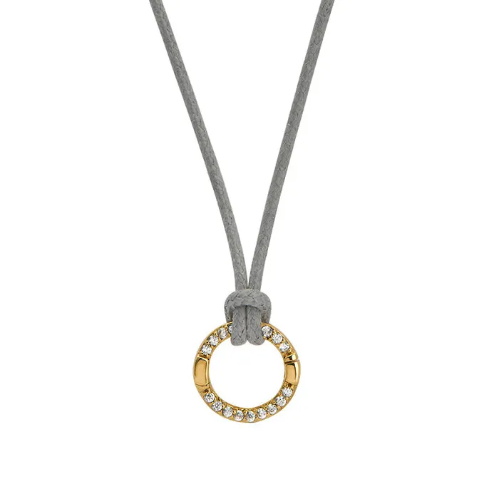 Goldbug Charm Clasp Waxed Cord Necklace Goldbug Collection Necklaces