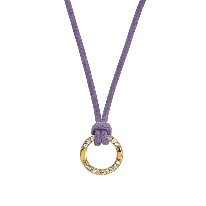 Goldbug Charm Clasp Waxed Cord Necklace Goldbug Collection Necklaces