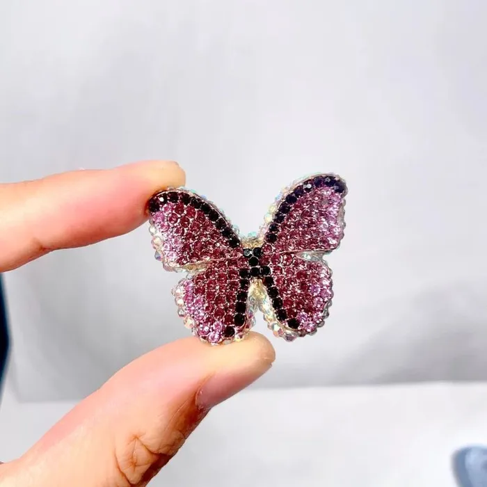 IntoResin Earrings Handmade Diamond Butterfly Brooch Earrings Hairpin Decorations Resin Mold