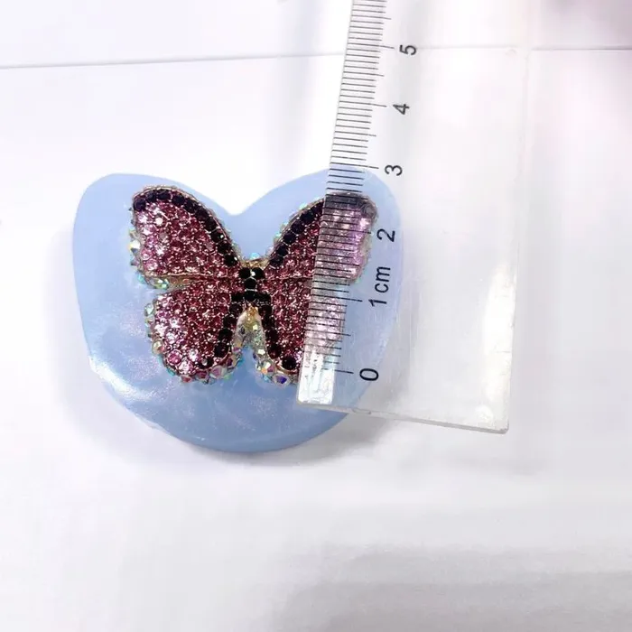 IntoResin Earrings Handmade Diamond Butterfly Brooch Earrings Hairpin Decorations Resin Mold