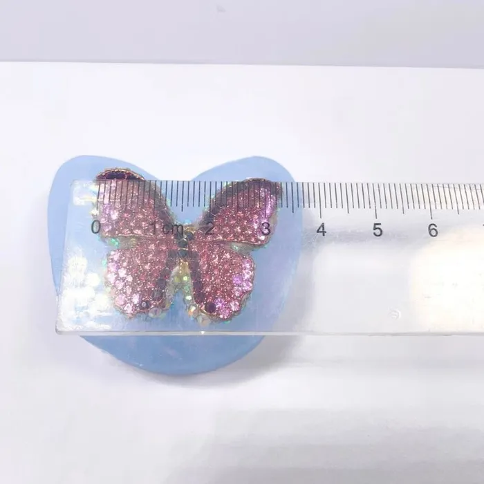 IntoResin Earrings Handmade Diamond Butterfly Brooch Earrings Hairpin Decorations Resin Mold