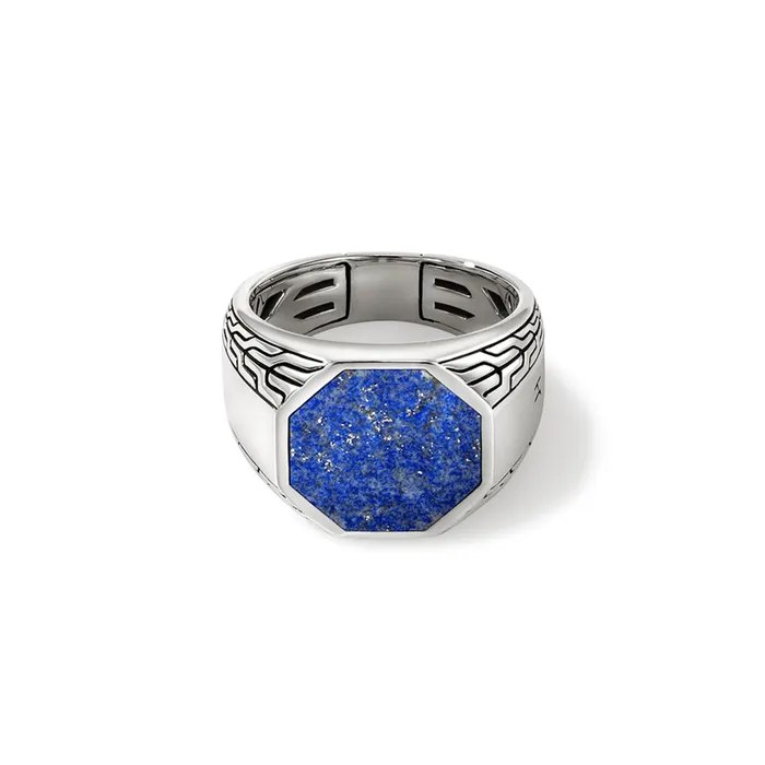 John Hardy Silver Octagon Siget Ring John Hardy Rings