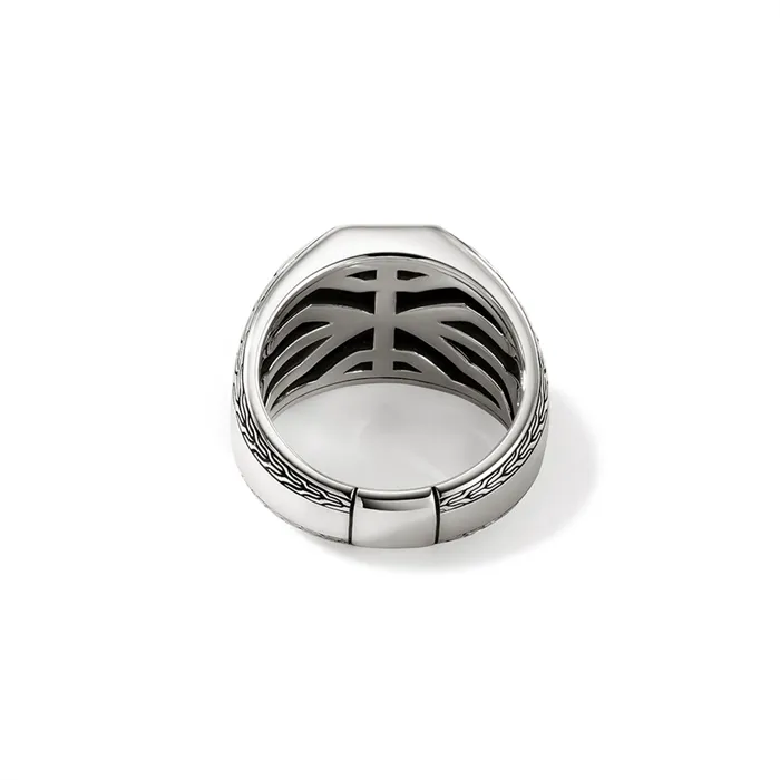 John Hardy Silver Octagon Siget Ring John Hardy Rings