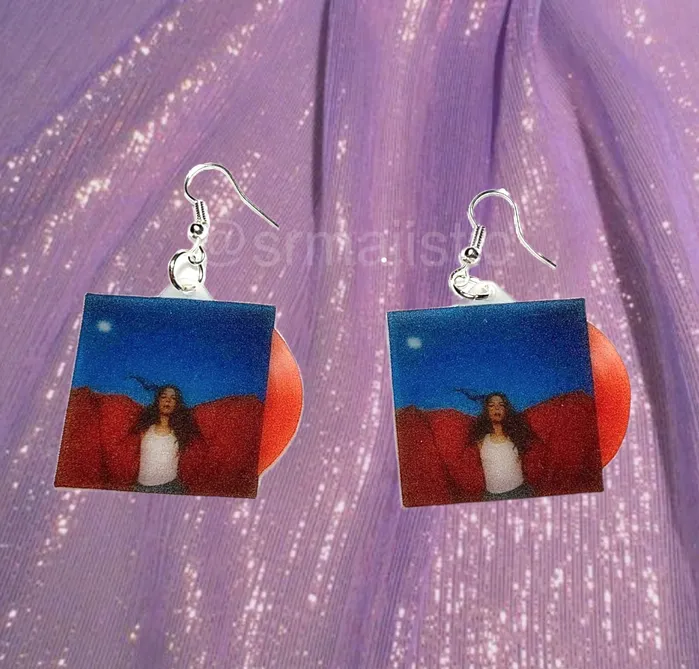 Maggie Rogers Heard it in a Past Life Vinyl Album Handmade Earrings Sam Makes Things Earrings Maggie Rogers Heard it in a Past Life Vinyl Album Handmade Earrings Sam Makes Things Earrings
