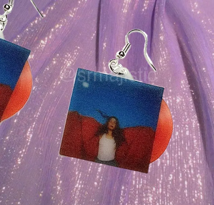 Maggie Rogers Heard it in a Past Life Vinyl Album Handmade Earrings Sam Makes Things Earrings