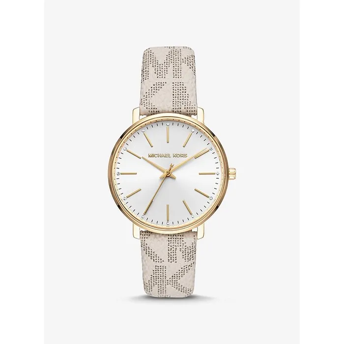 Michael Kors Michael Kors Pyper Logo GoldTone Watch 38mm Quartz Rings