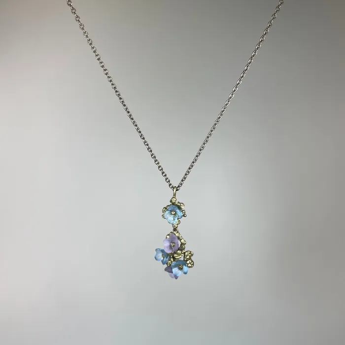 Michael Michaud Earrings Spring Cape Petite Flower Drop Pendant