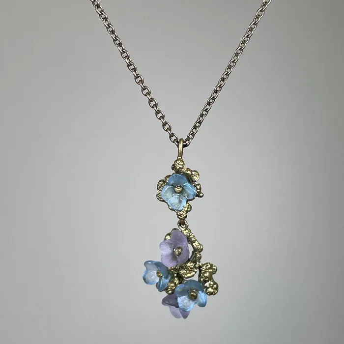 Michael Michaud Earrings Spring Cape Petite Flower Drop Pendant