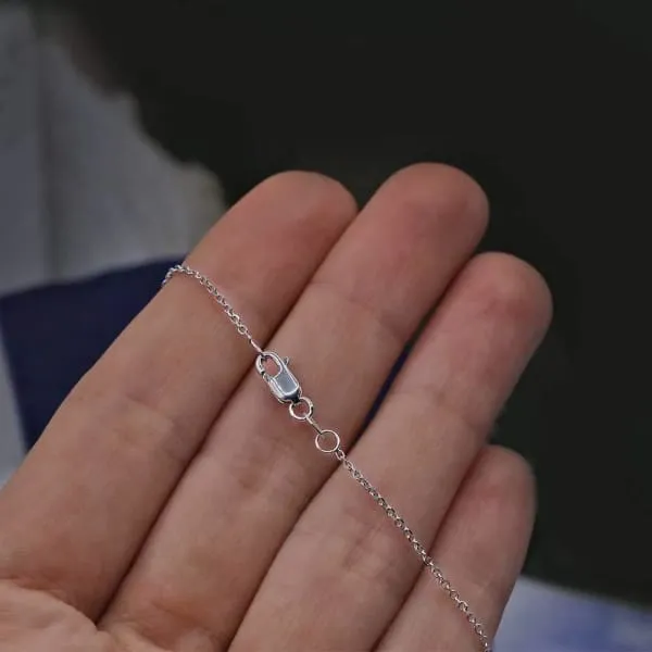 Necklaces Diamond Source NYC White Gold Cross Pendant features Round cut Diamonds CR8250