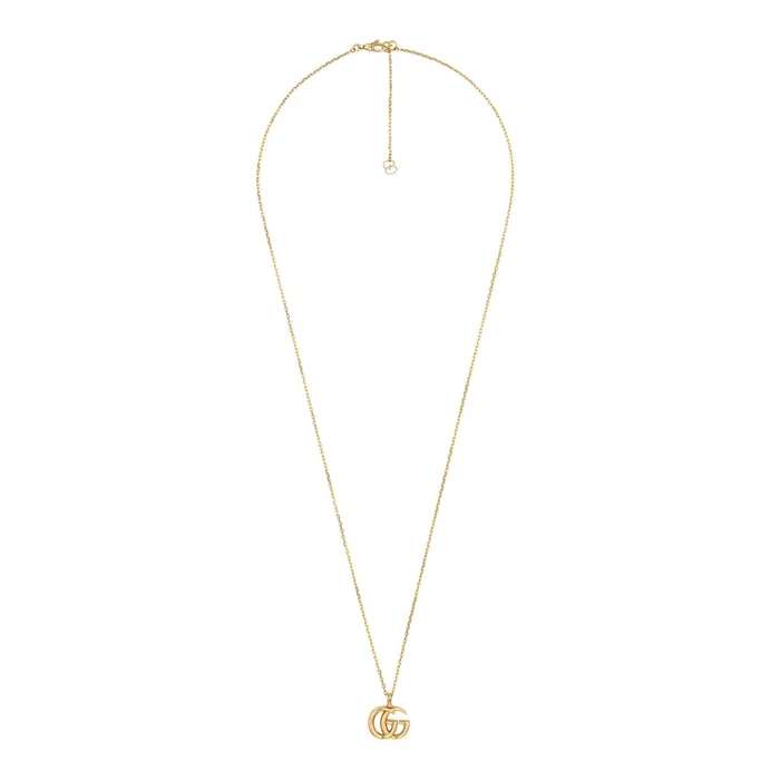 Necklaces Gucci Gucci 18K Yellow Gold Double GG Running Necklace 2426 inch Necklaces Gucci Gucci 18K Yellow Gold Double GG Running Necklace 2426 inch