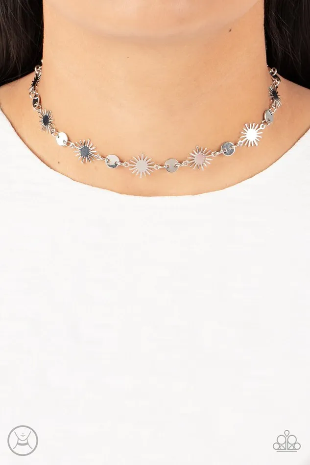 Necklaces Paparazzi Jewelry Paparazzi Necklace Astro Goddess Silver