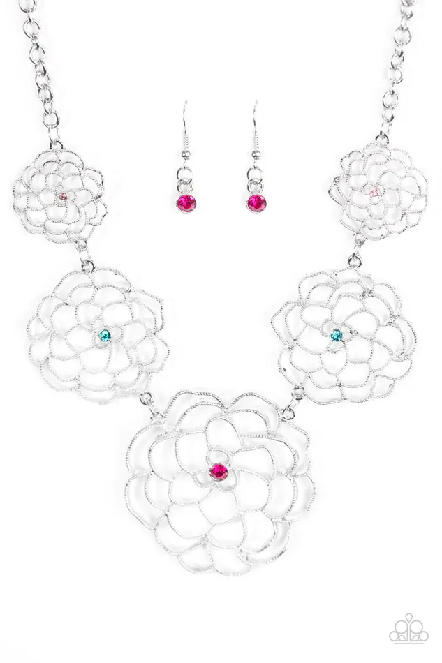 Necklaces Paparazzi Jewelry Paparazzi Necklace Crowned Carnation Multi