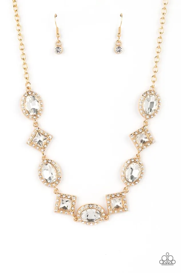 Necklaces Paparazzi Jewelry Paparazzi Necklace Diamond of the Season Gold Necklaces Paparazzi Jewelry Paparazzi Necklace Diamond of the Season Gold