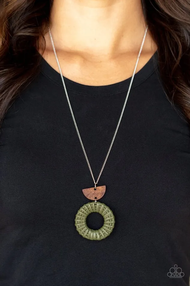 Necklaces Paparazzi Jewelry Paparazzi Necklace Homespun Stylist Green