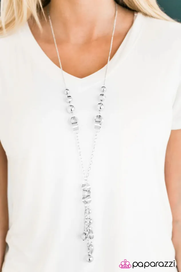 Necklaces Paparazzi Jewelry Paparazzi Necklace Instant Connection Silver