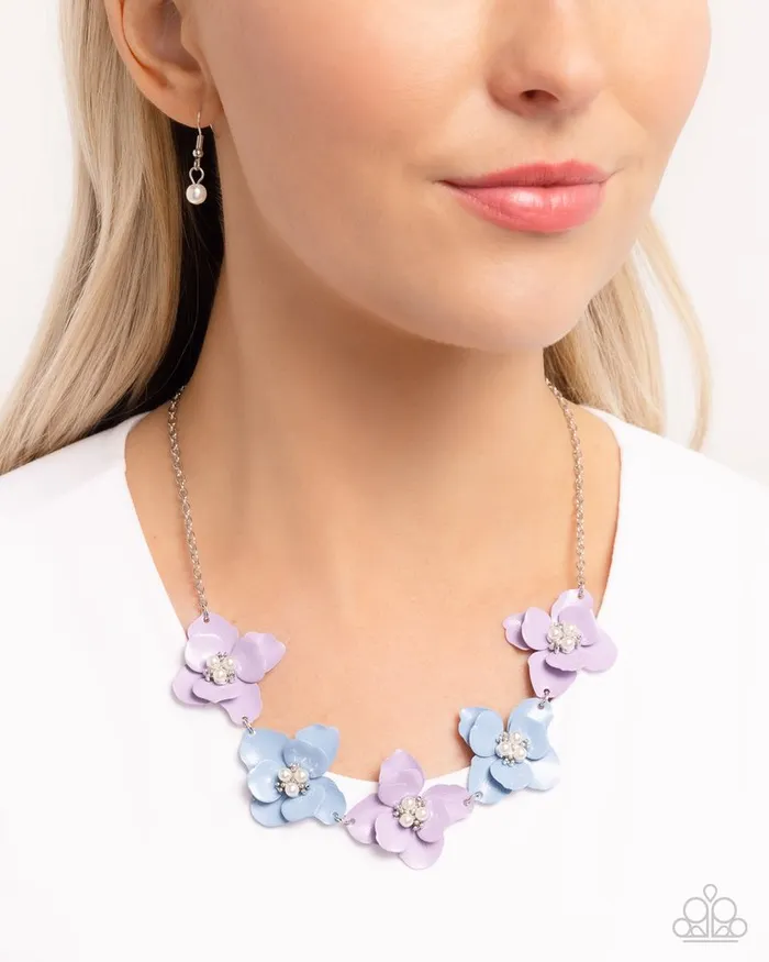 Necklaces Paparazzi Jewelry Paparazzi Necklace Pastel Pizzazz Purple