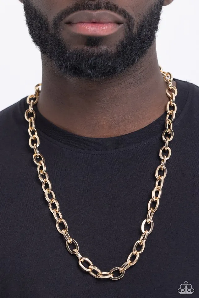 Necklaces Paparazzi Jewelry Paparazzi Necklace Player of the Year Gold