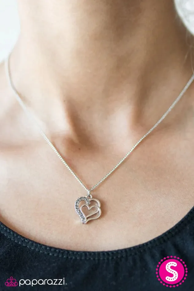 Necklaces Paparazzi Jewelry Paparazzi Necklace Romeo Meets Juliet Silver