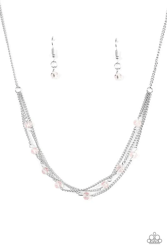 Necklaces Paparazzi Jewelry Paparazzi Necklace Sparkle Brilliantly Pink