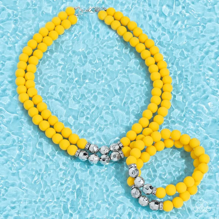 Necklaces Paparazzi Jewelry Paparazzi Necklace Summer Splash Yellow Necklaces Paparazzi Jewelry Paparazzi Necklace Summer Splash Yellow