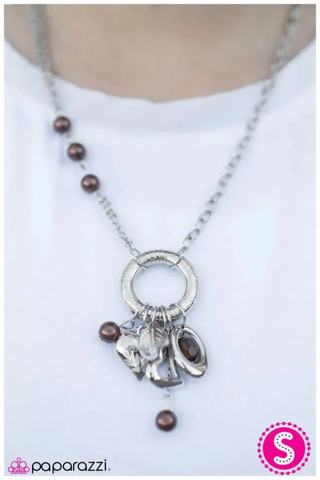 Necklaces Paparazzi Jewelry Paparazzi Necklace The Charmed Life Brown