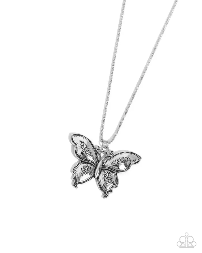 Necklaces Paparazzi Necklace Aerial Attraction Silver Paparazzi Jewelry Necklaces Paparazzi Necklace Aerial Attraction Silver Paparazzi Jewelry