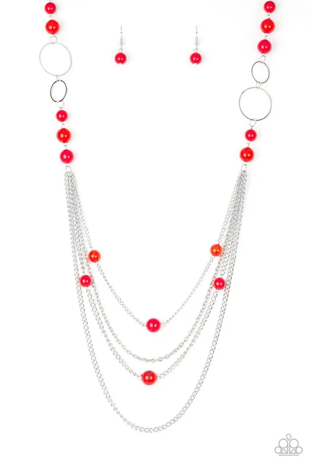 Necklaces Paparazzi Necklace Bubbly Bright Red Paparazzi Jewelry Necklaces Paparazzi Necklace Bubbly Bright Red Paparazzi Jewelry