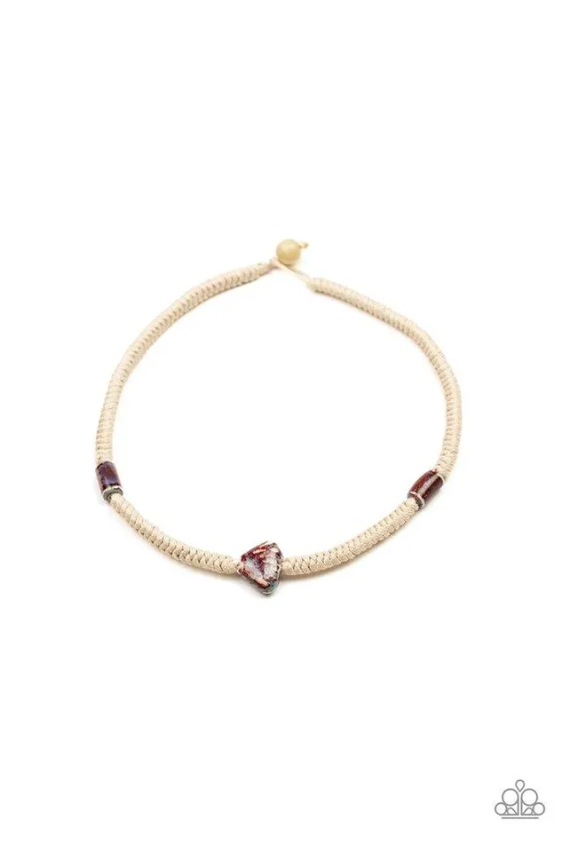 Necklaces Paparazzi Necklace Canyon Climber Red Paparazzi Jewelry