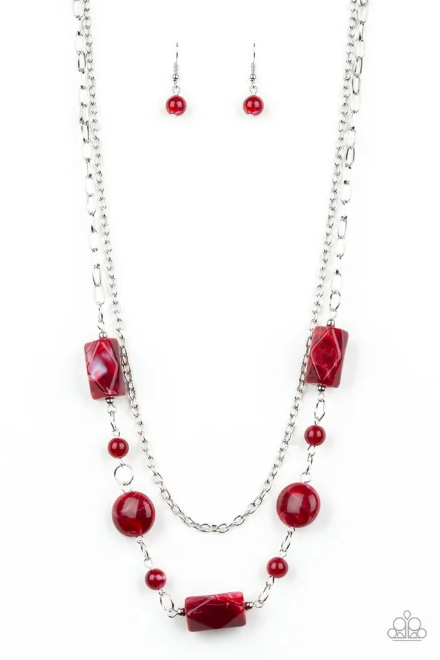 Necklaces Paparazzi Necklace Colorfully Cosmopolitan Red Paparazzi Jewelry Necklaces Paparazzi Necklace Colorfully Cosmopolitan Red Paparazzi Jewelry