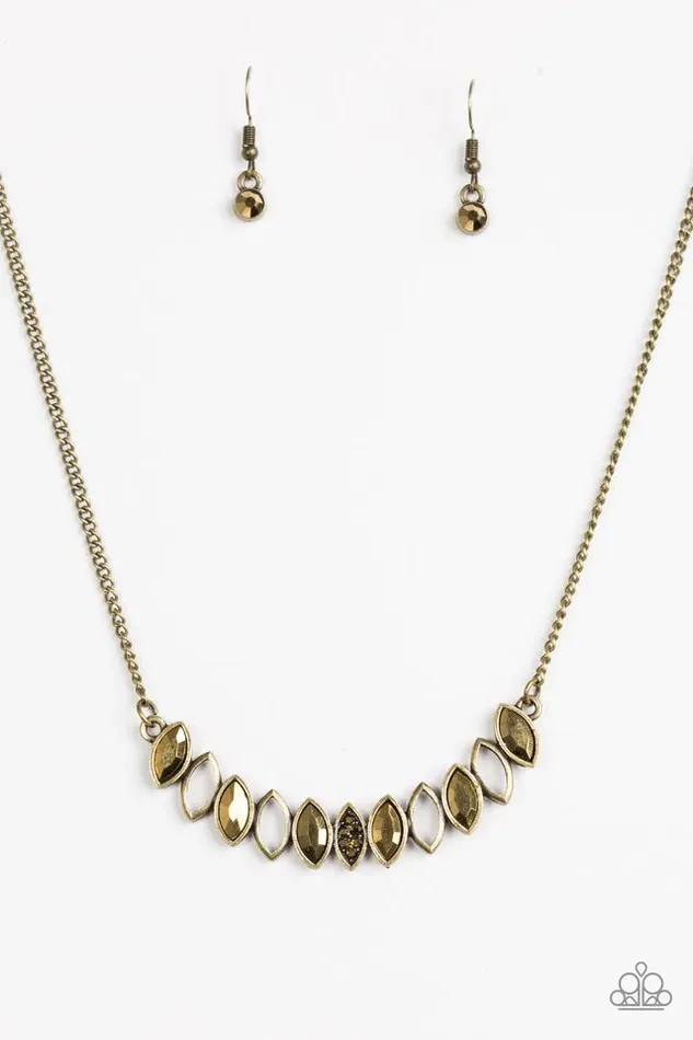 Necklaces Paparazzi Necklace Get Your Moneys Worth Brass Paparazzi Jewelry