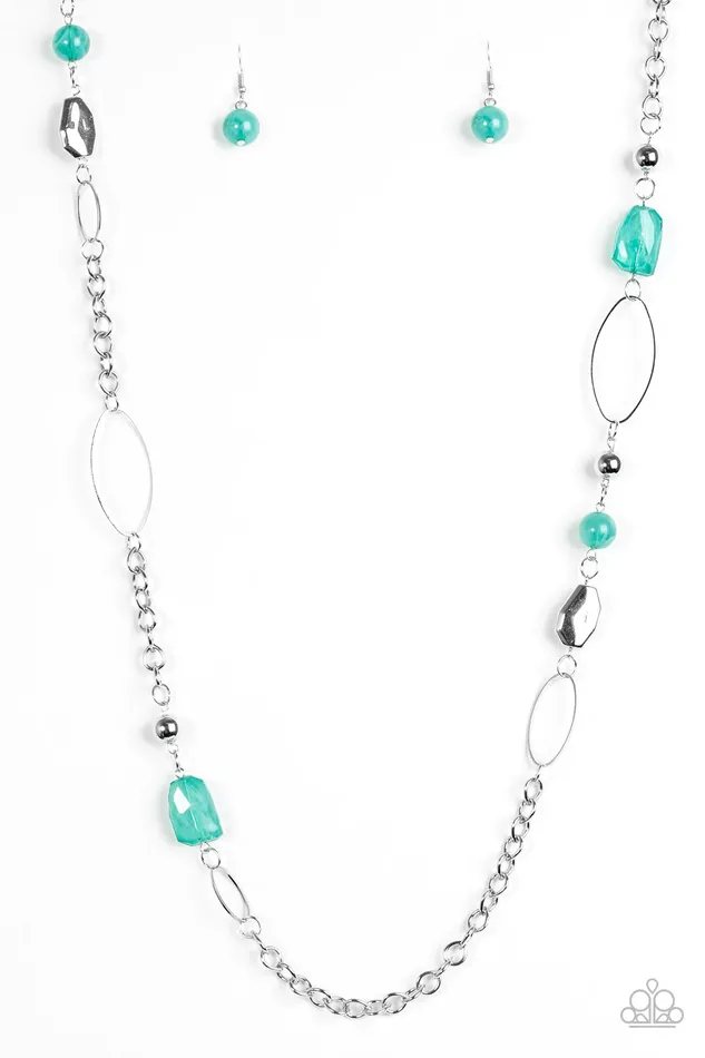 Necklaces Paparazzi Necklace Popular Demand Green Paparazzi Jewelry