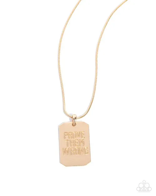 Necklaces Paparazzi Necklace Prove Them Wrong Paparazzi Jewelry Necklaces Paparazzi Necklace Prove Them Wrong Paparazzi Jewelry