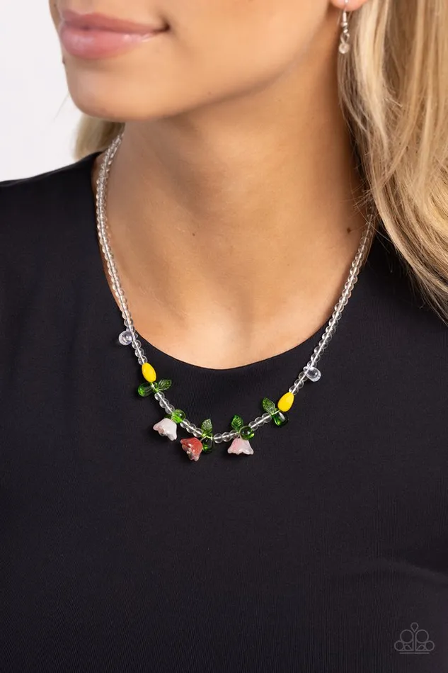 Necklaces Paparazzi Necklace World GLASS Wonder Orange Paparazzi Jewelry