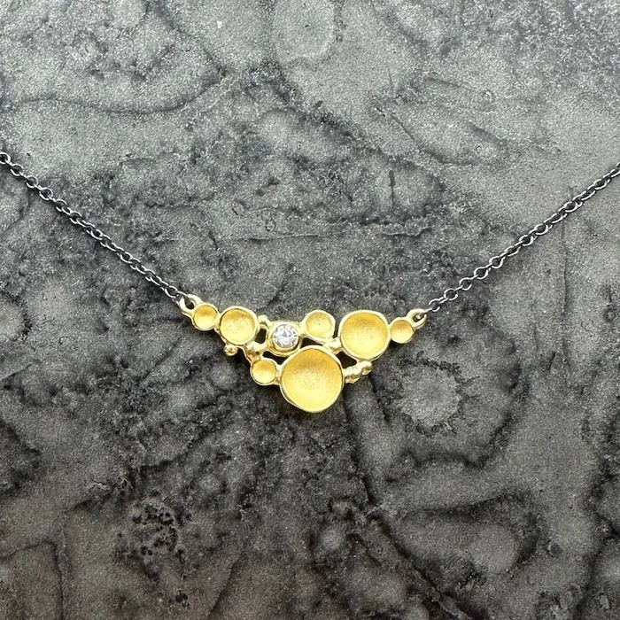 Necklaces Sarah Richardson Jewelry Sea Foam Crescent Necklace