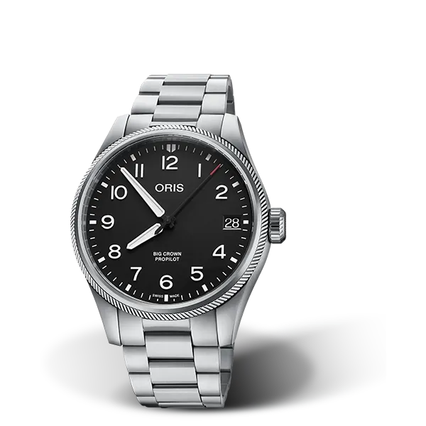 Oris Bracelets Oris Big Crown Propilot Big Date Stainless Steel Black Dial 41mm Automatic